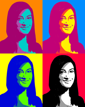 Foto auf Leinwand Che-Stil